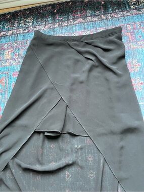 Seductions high-low sheer skort xsmall